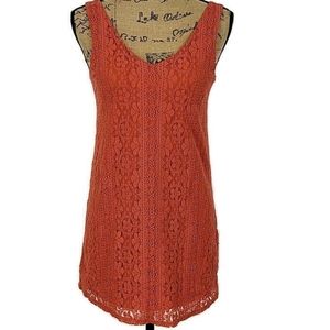 Burnt blush/rust dress